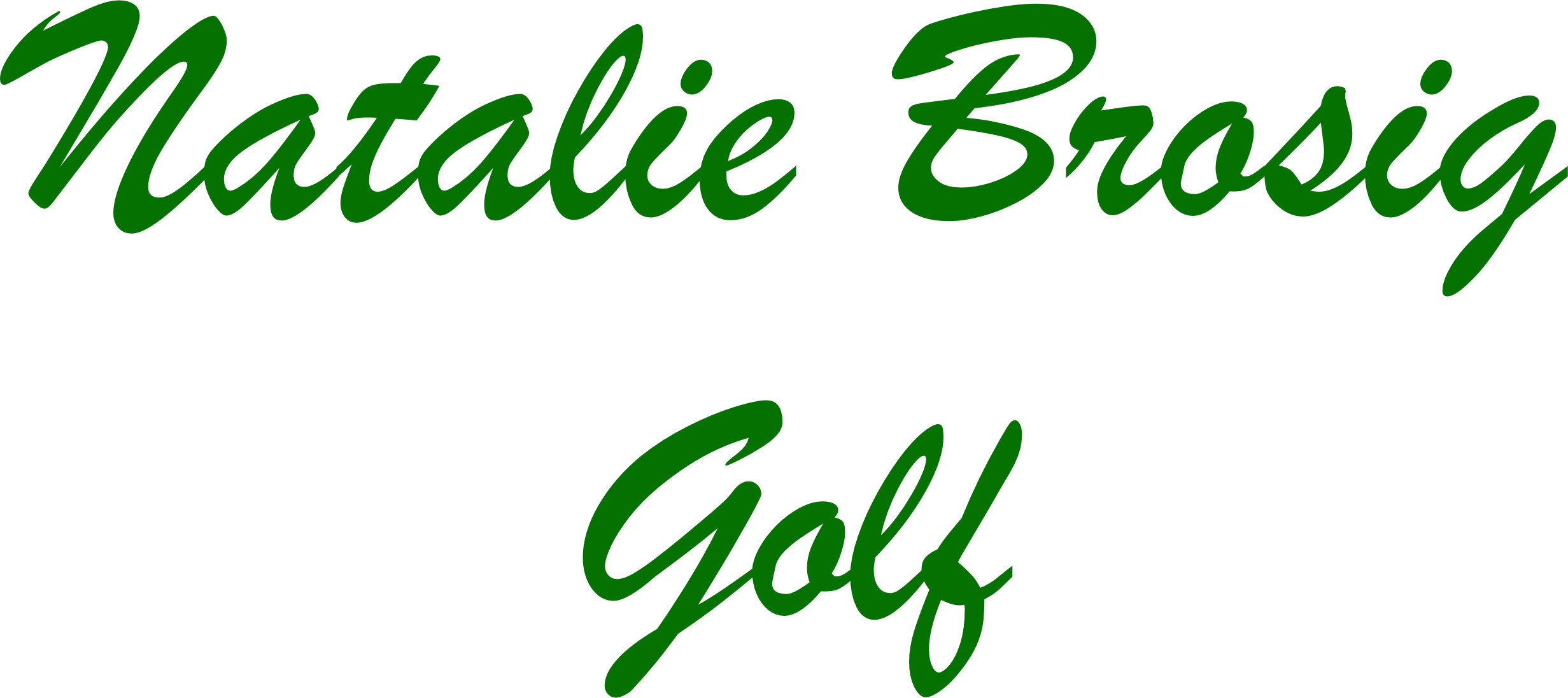 Natalie Brosig Golf